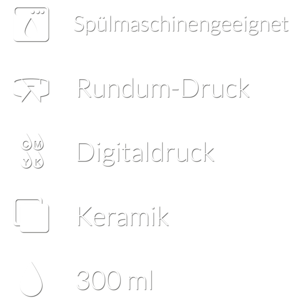 Tassen Spülmaschinengeeignet